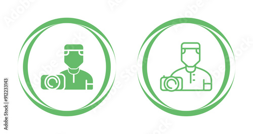Camera man Vector Icon