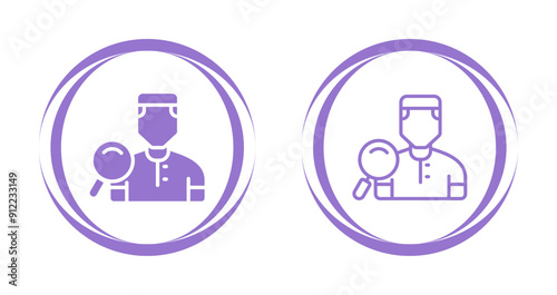 Search specialist Vector Icon