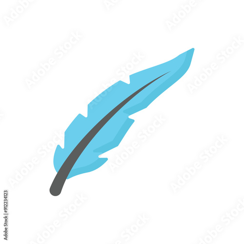 Feather vector icon