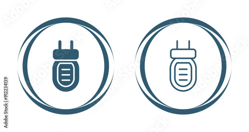 Capacitor Vector Icon