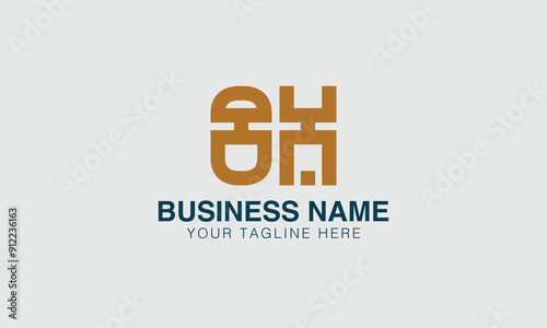 OH O oh initial logo | initial based abstract modern minimal creative logo, vector template image. luxury logotype logo, real estate homie logo. typography logo. initials logo