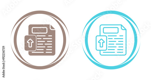 Upload File Vector Icon