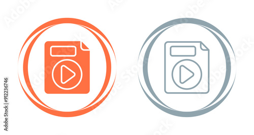 Video File Vector Icon