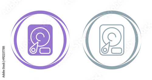 Hard Drive Vector Icon