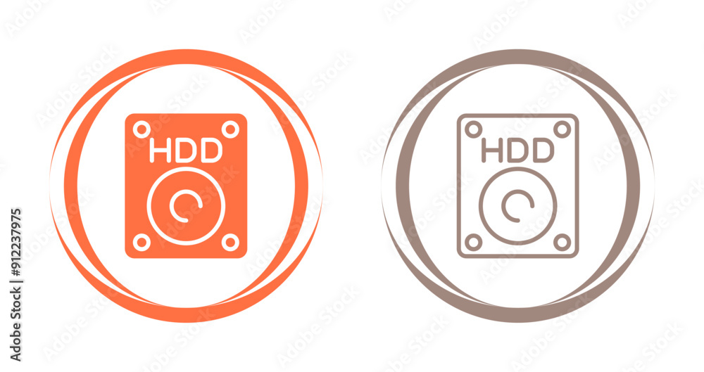 Hdd Vector Icon Hdd Vector Icon