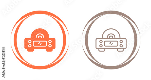 Cd Player Vector Icon