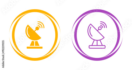 Radar Vector Icon