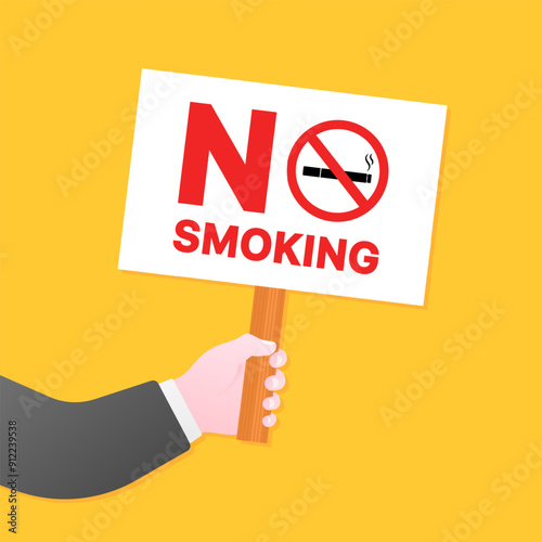 No smoking icon. Flat style. Vector icon.