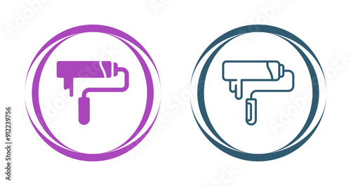 Paint Roller Vector Icon