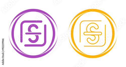 Strikethrough Vector Icon