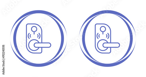 Door Lock Vector Icon