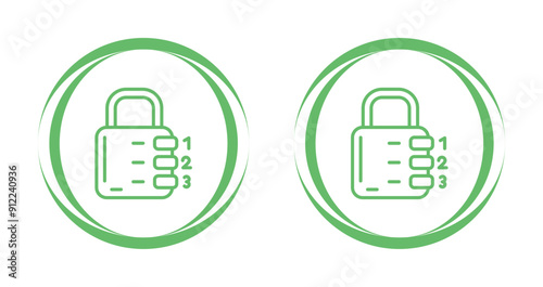 Combination Vector Icon