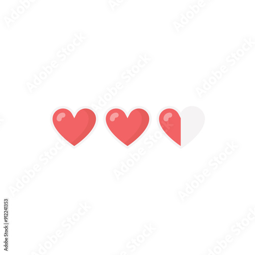 Lives vector icon