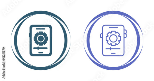 Smartphone Settings Vector Icon