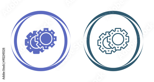 Gears Vector Icon