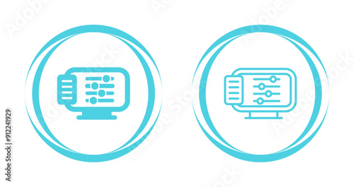 Desktop Computer Vector Icon