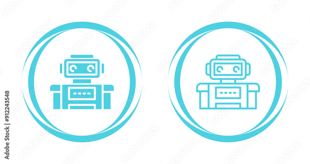 Robot Vector Icon Robot Vector Icon