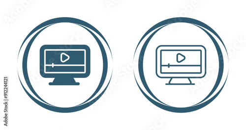 Computer Vector Icon