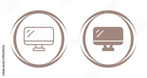 Monitor Vector Icon