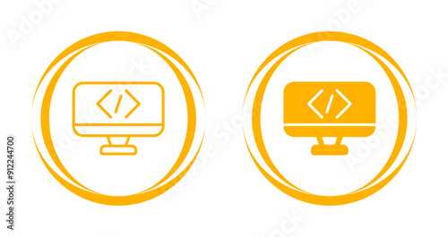 Coding Vector Icon