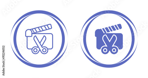 Film Editing Vector Icon