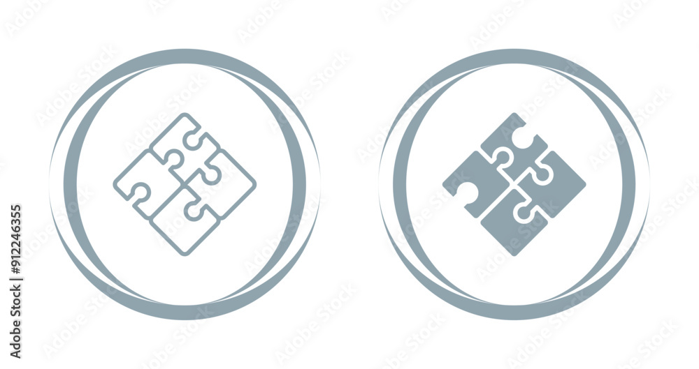 Jigsaw Vector Icon Jigsaw Vector Icon