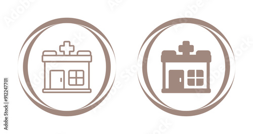Hospital Vector Icon