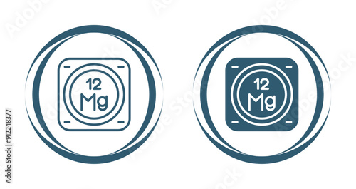 Magnesium Vector Icon