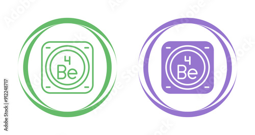 Chemical Element Vector Icon