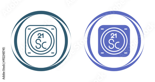 Chemical Element Vector Icon