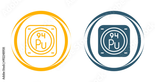 Plutonium Vector Icon