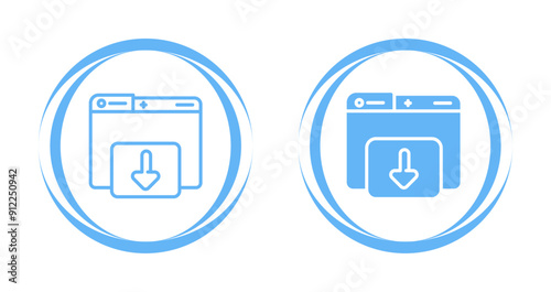Downloading Vector Icon