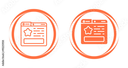 Favourite Page Vector Icon