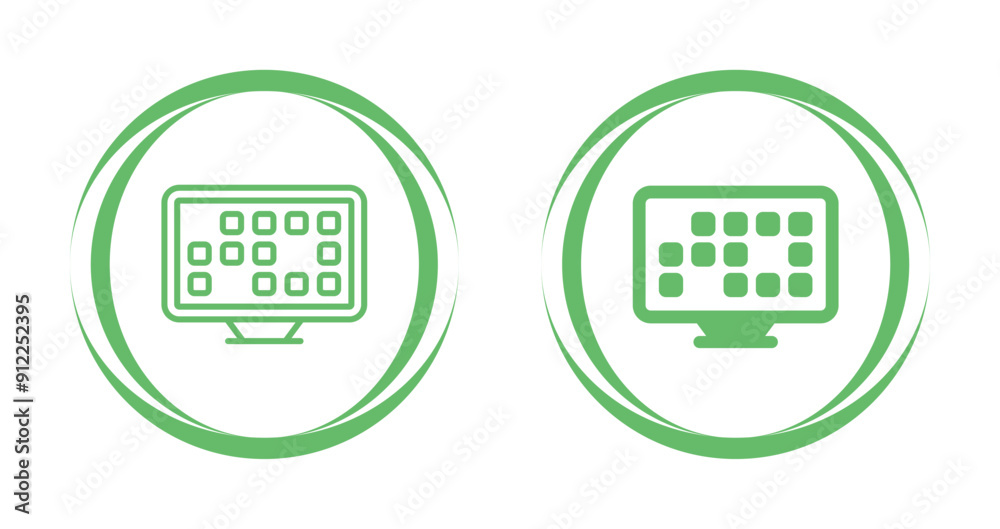 Desktop Vector Icon Desktop Vector Icon
