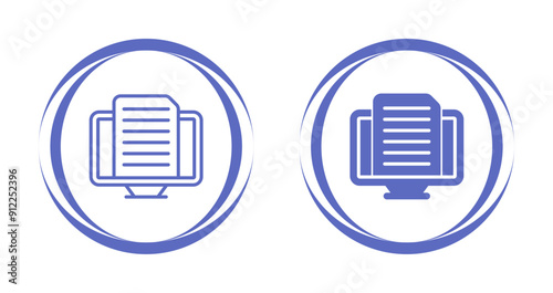 Desktop Vector Icon