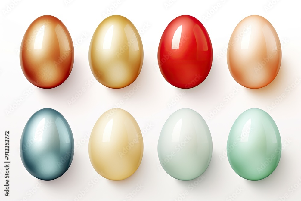 Easter Eggs Set, Color 3d Chicken Eggs, Painted Egg Easter Eggs Set, Color 3d Chicken Eggs, Painted Egg