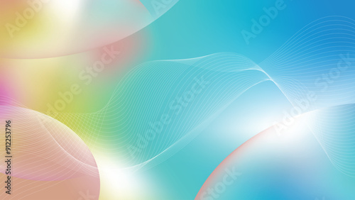 Abstract Vibrant gradient mesh background vector. Saturated Colors blurred fluid texture for Modern template for posters, ads banner, brochures, flyers, covers, websites. 