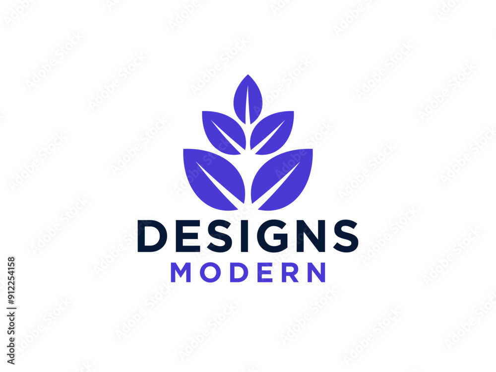 Abstract Nature Logo. Leaf Icon Line isolated on White Background. Usable for Business, Healthcare, Farm and Ecology Logos. Abstract Nature Logo. Leaf Icon Line isolated on White Background. Usable for Business, Healthcare, Farm and Ecology Logos.