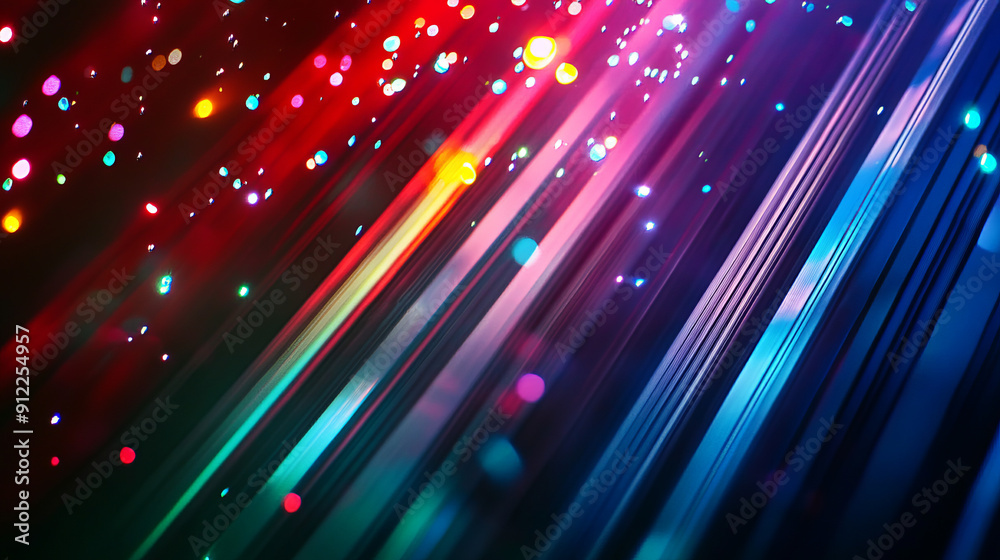 Bright multicolored light circles of bokeh on a dark background create an atmosphere of magic and celebration. Delicate pink and blue shades give the image liveliness. Bright multicolored light circles of bokeh on a dark background create an atmosphere of magic and celebration. Delicate pink and blue shades give the image liveliness.