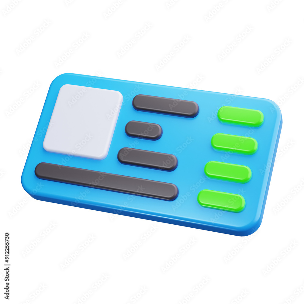 boarding card 3d render icons boarding card 3d render icons