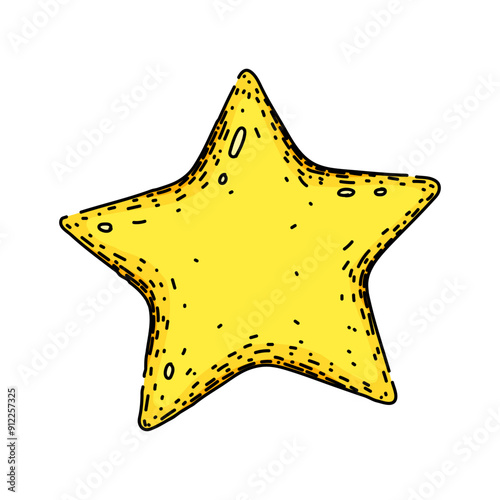 light star hand drawn. brightness space, galaxy universe, shine glow light star vector sketch. isolated color illustration
