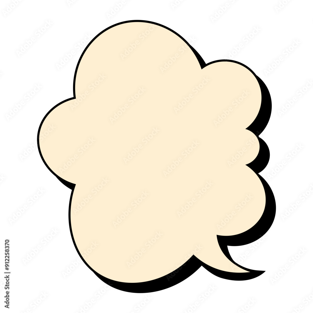 Retro Speech Bubble Retro Speech Bubble