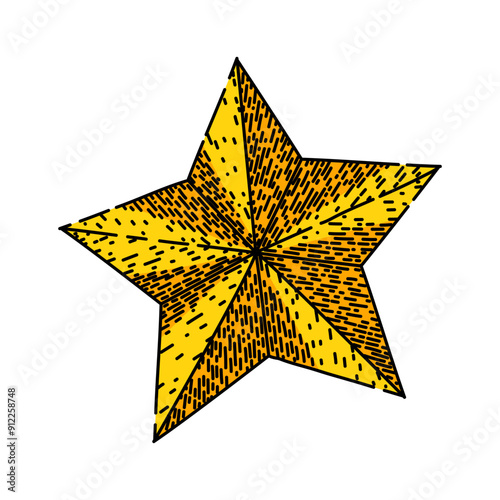 sun star hand drawn. light brightness, space galaxy, universe shine sun star vector sketch. isolated color illustration