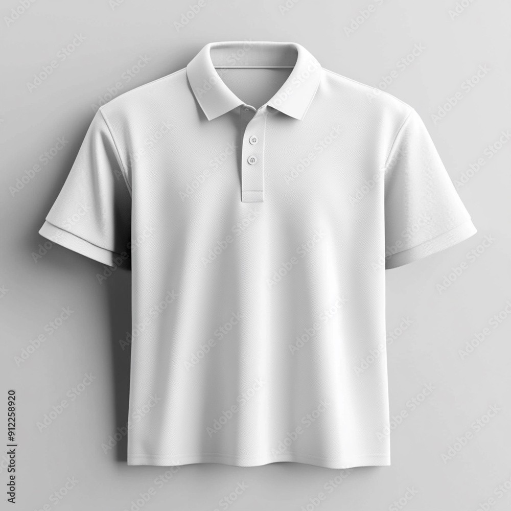 Mockup polo Shirt on white background. Mockup polo Shirt on white background.