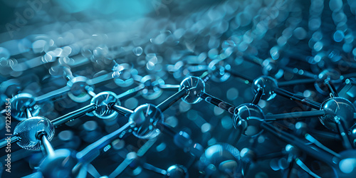 Detailed Graphene Structure for Advanced Materials Science, High-Resolution Image of Graphene Molecular Arrangement
