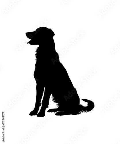 Dog Tshirt Design Silhouette PNG File Printing for White Background