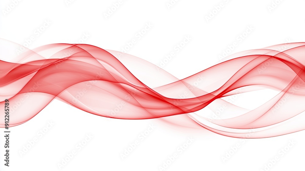 Red Flowing Abstract Wave, Dynamic red flowing wave pattern on a white background, creating an abstract and modern design element.
Red Flowing Abstract Wave, Dynamic red flowing wave pattern on a white background, creating an abstract and modern design element.