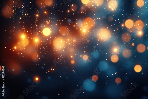 mesmerizing bokeh effect with shimmering points of light subtle tonal variations create depth and dimension dreamy abstract background perfect for various design applications photo