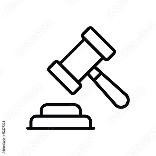 Election Law vector icon