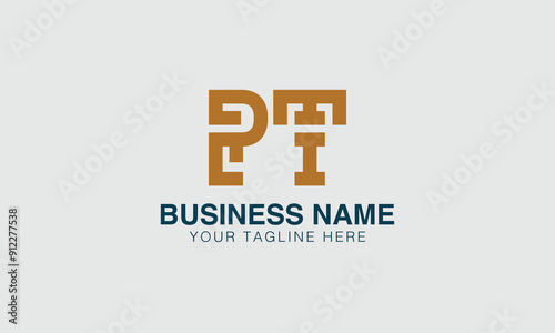 PT P pt initial logo | initial based abstract modern minimal creative logo, vector template image. luxury logotype logo, real estate homie logo. typography logo. initials logo